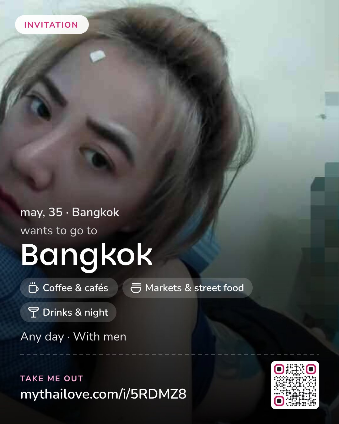 may wants to go to Bangkok: Coffee & cafés + Markets & street food + Drinks & night. Any day. With men.